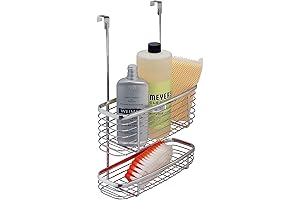 iDesign Axis Over the Cabinet Storage Basket Organizer