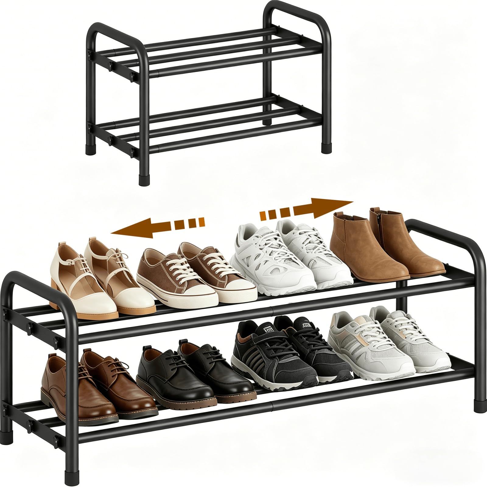 étagère à chaussures extensible