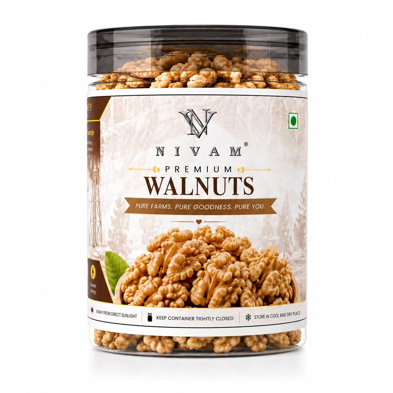 NIVAM Premium Quality Chile Walnuts kernals Without Shell 200g | Akhrot Giri | Natural Fresh Walnut Kernels | Akhrot Giri for Snacks, Cakes & Desserts | Omega-3 Rich Nutrients | Healthy Nivam Dry Fruits | Ideal For Breakfast-image-39