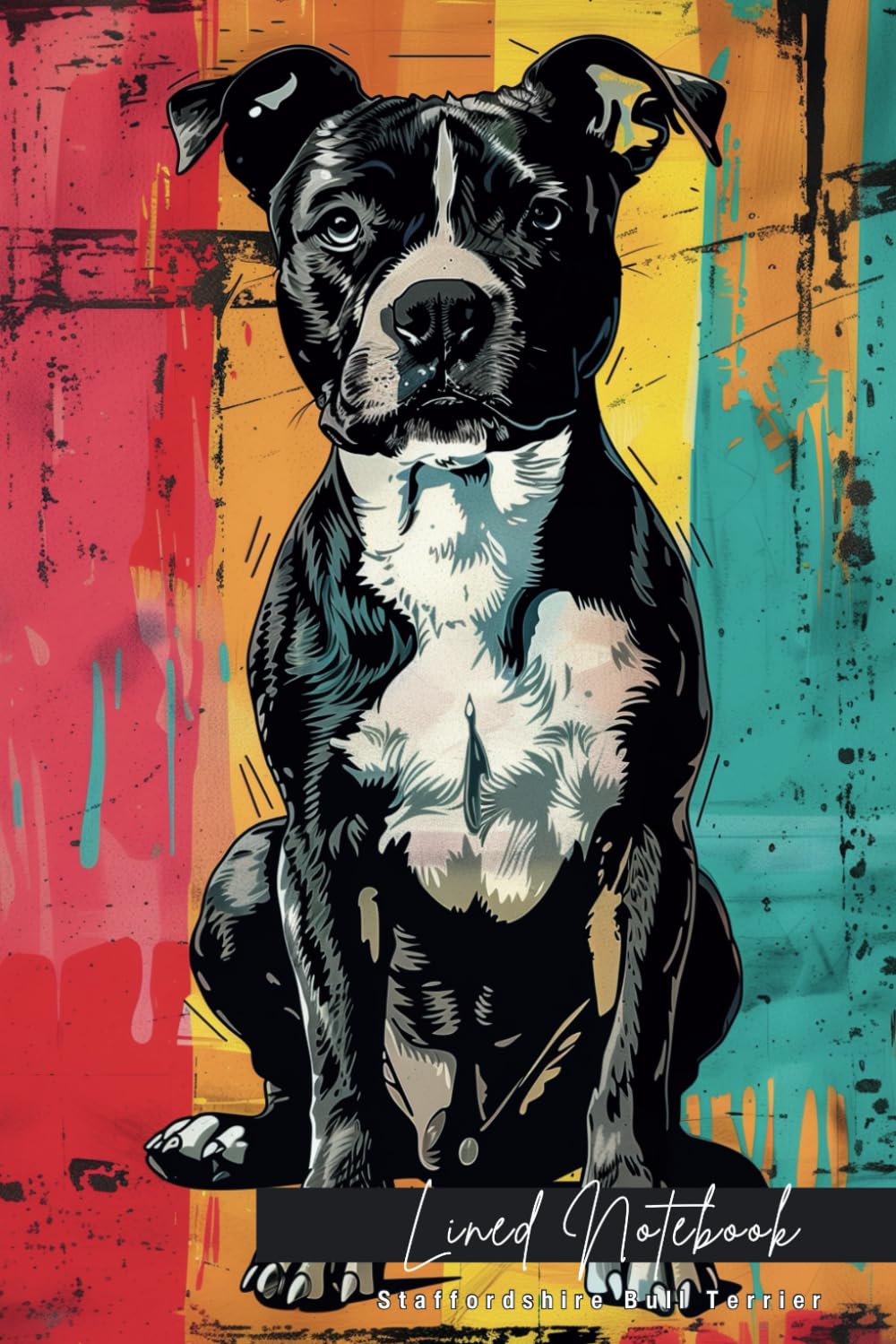 Lined Notebook: Staffordshire Bull Terrier: Perfect Companion for Staffie Lovers - Ideal for Note-Taking and Journaling