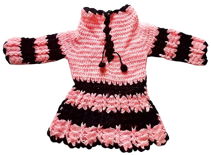 APNA SHOWROOM Baby Girls Knee Length Frock (Red_18-24 Months)