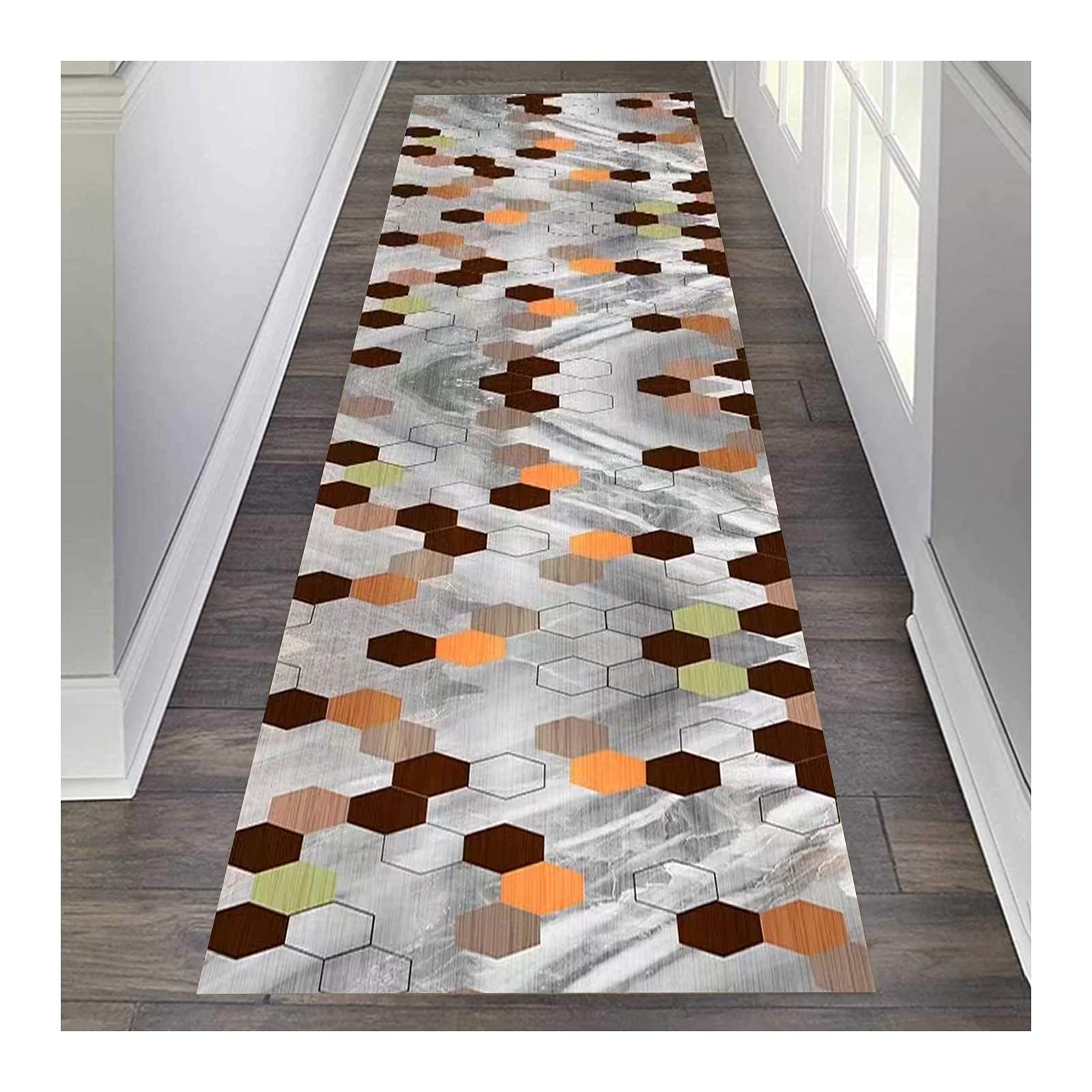 Tapis de couloir facile à nettoyer découpable pour protéger le sol de la cuisine