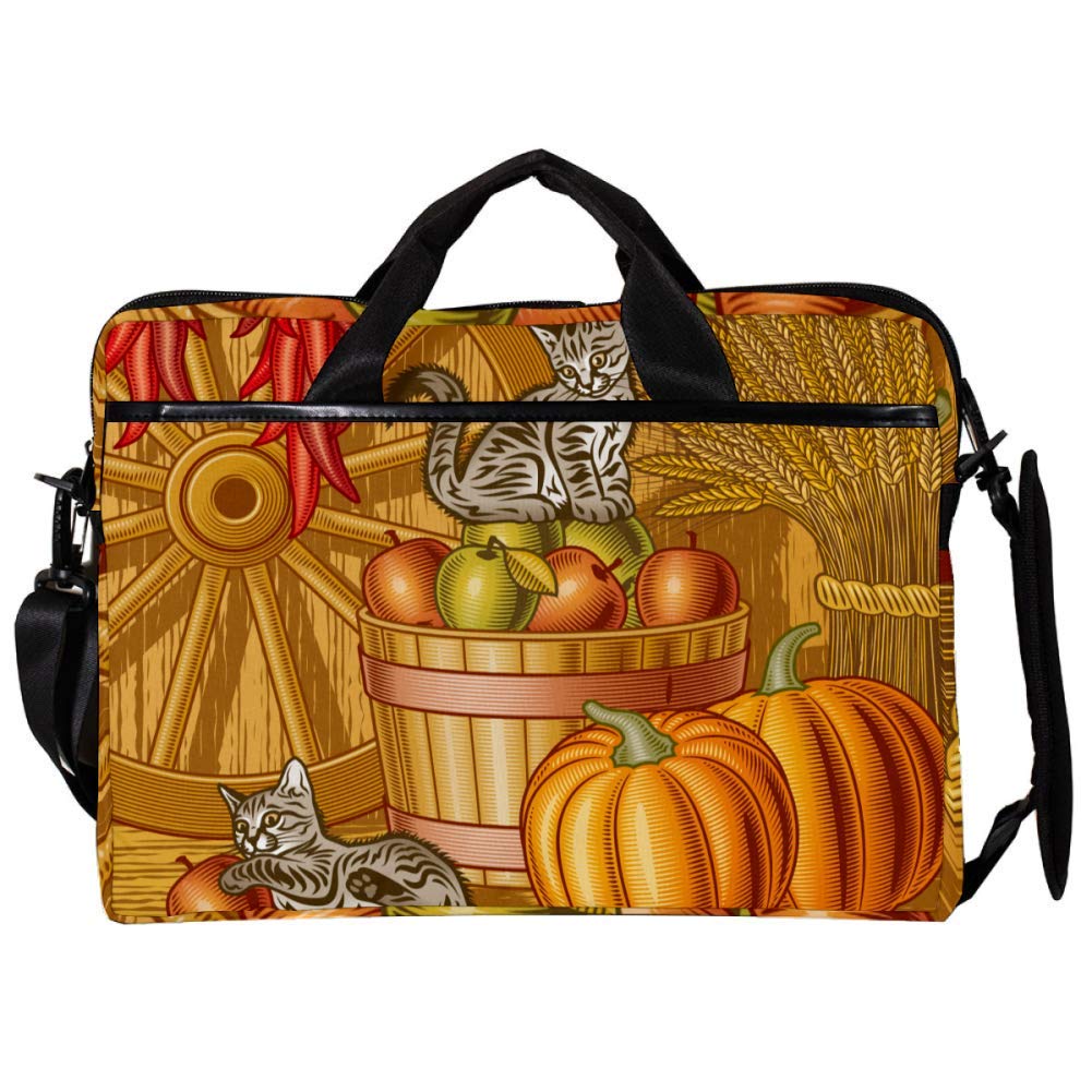Bolso bandolera para portátil de 14 a 15 pulgadas con diseño de gatos 6