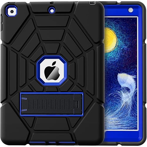 Grifobes Kids Case for New iPad 9th Generation,iPad 8th/7th Generation Case for Kids,Heavy Duty Shockproof Rugged Case High Impact Full Body Protective Case for iPad 8th/ 7th Gen 10.2 inch