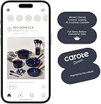 CAROTE 21pcs Cookware Set Nonstick Pots and Pans Set, Ceramic Cookware Set Induction Cookware, Non toxic Healthy Non Stick Kitchen Cooking Set, PFAS PTFE Free
