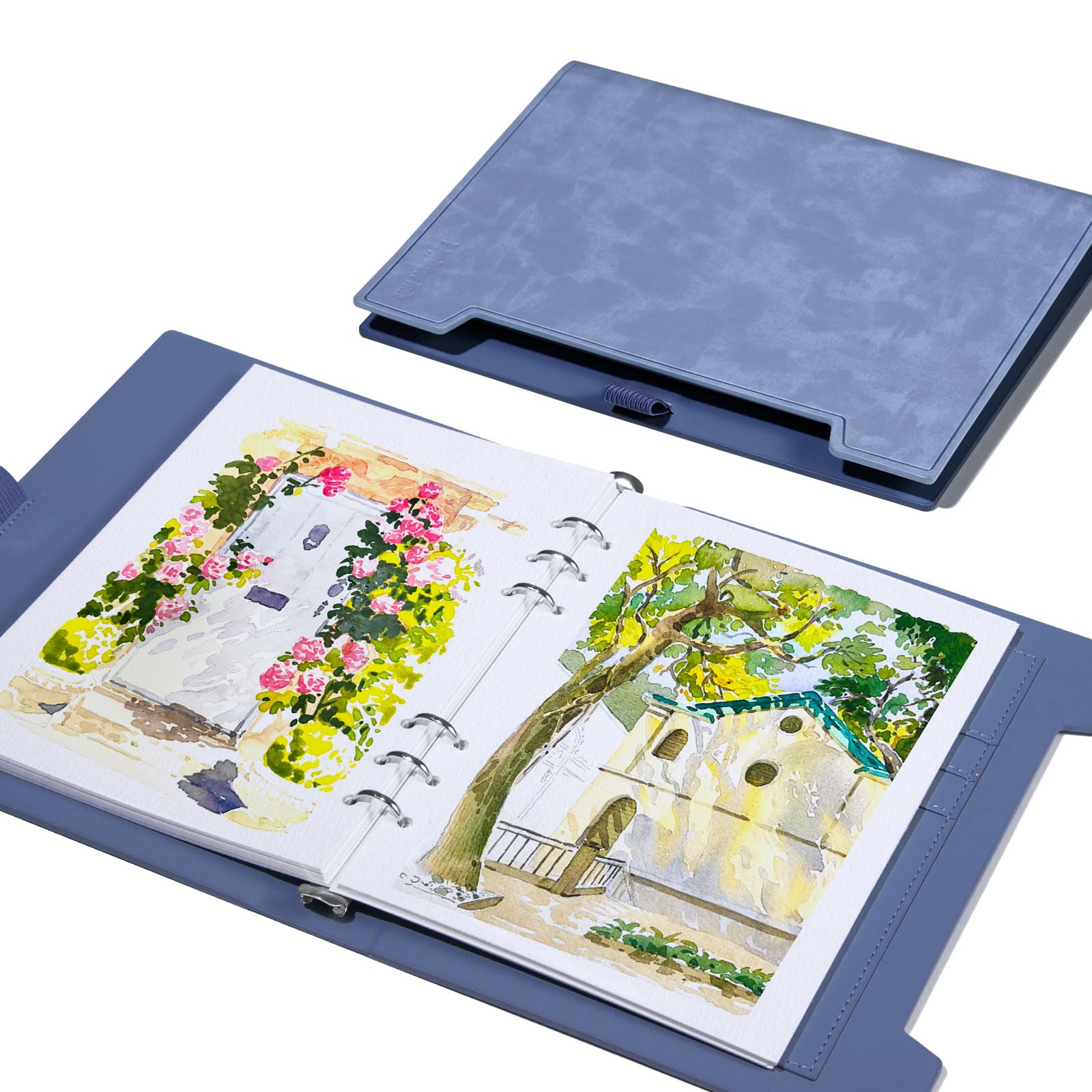 Lightwish A5 Watercolour Sketchbook, 20 Sheets 100% Cotton 300gsm Acid-Free Cold Press Paper Pad