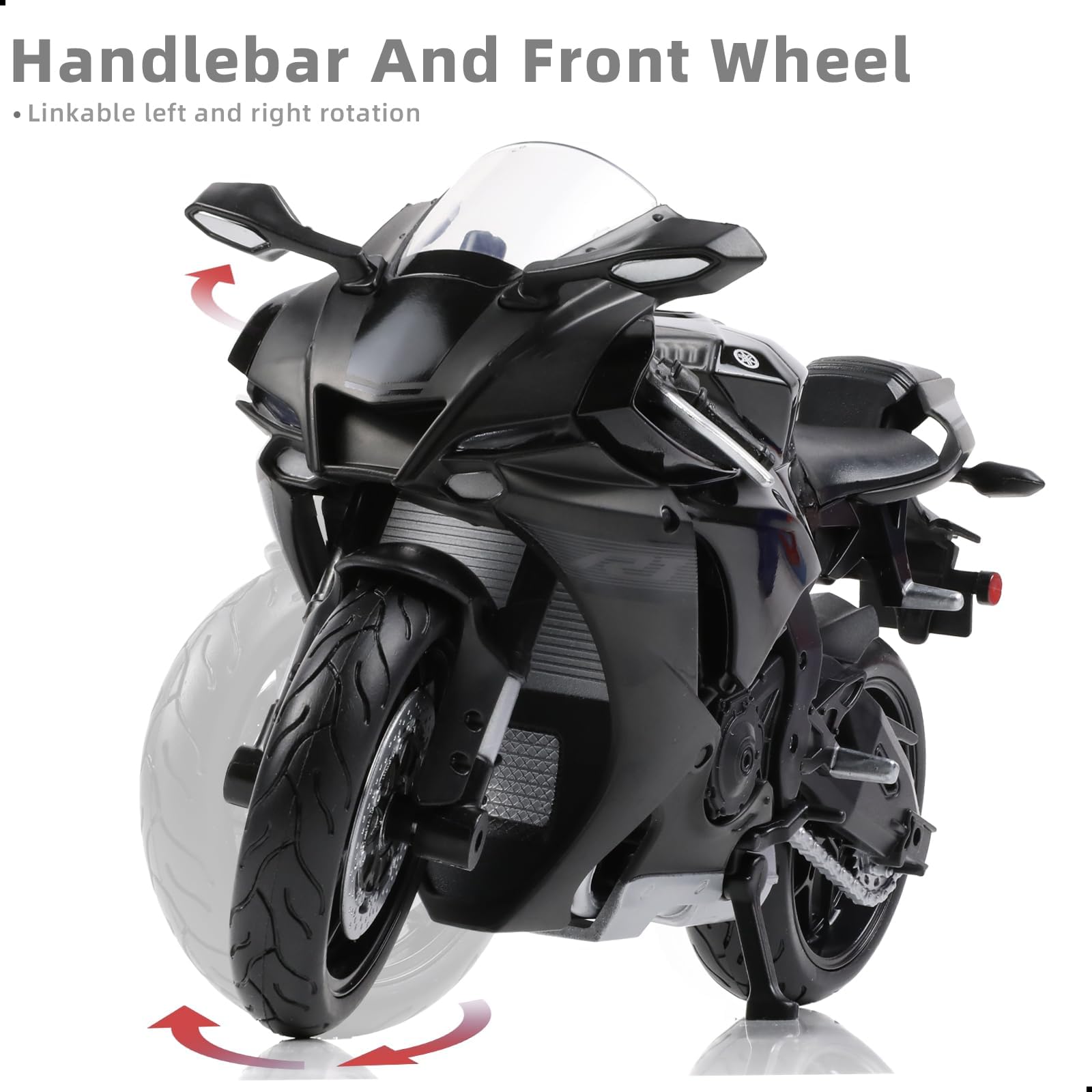 Motorcycle Toy Risopen 1/12 1000R Ini Etal Die-Cast Otorcycle Odel