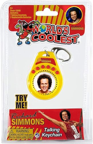 Miniatura 2 de Worlds Coolest Richard Simmons - Llavero parlante amarillo talla S