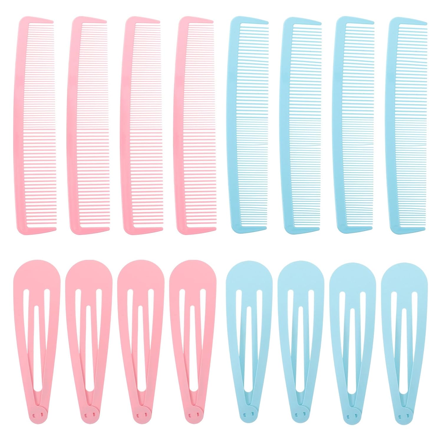 YARNOW 1 Set Giant Hair Clip and Wide Comb Set - Oversized Funny Comb Prop with Hair Barrette - Novelty Photo Booth Accessory for Halloween Celebration Use