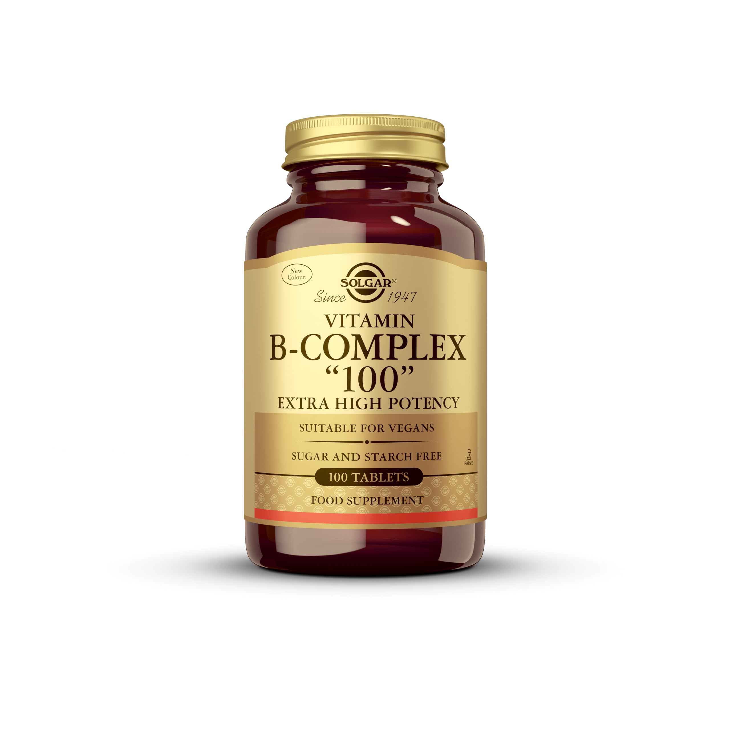 Solgar Vitamin B-Complex 50 High Potency - Supports Mental Performance - Reduces Tiredness & Fatigue - Vegan - 100 Vegetable Capsules