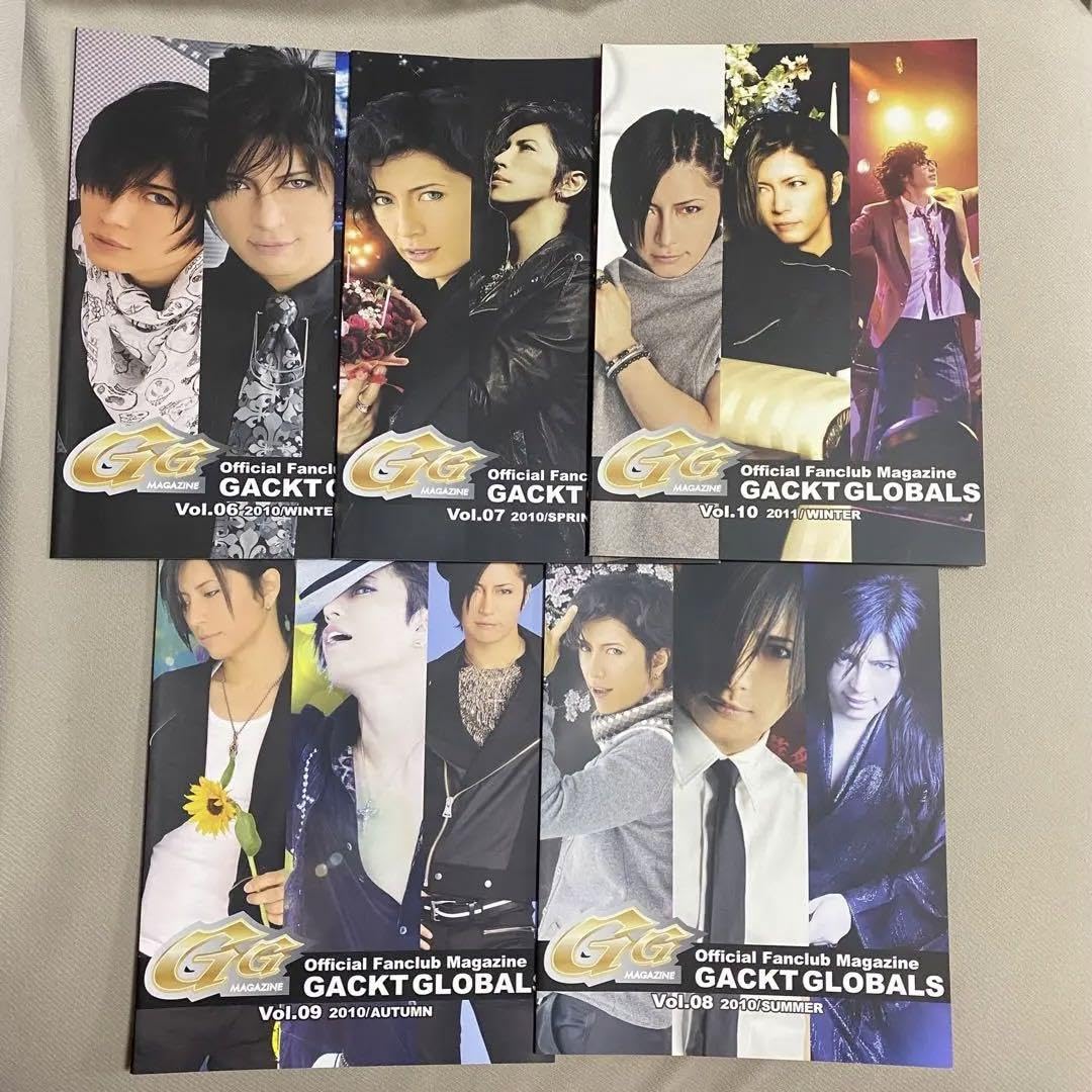 Amazon.co.jp: GACKT ファンクラブ限定会報誌セット ポストカード付 