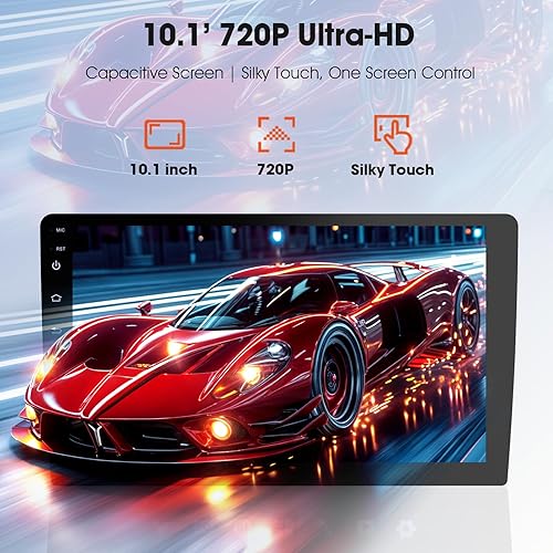 Miniatura 6 de Radio estéreo de coche con pantalla táctil HD de 10.1 pulgadas para Honda Civic 2006-2011 con CarPlay inalámbrico y Android Auto,