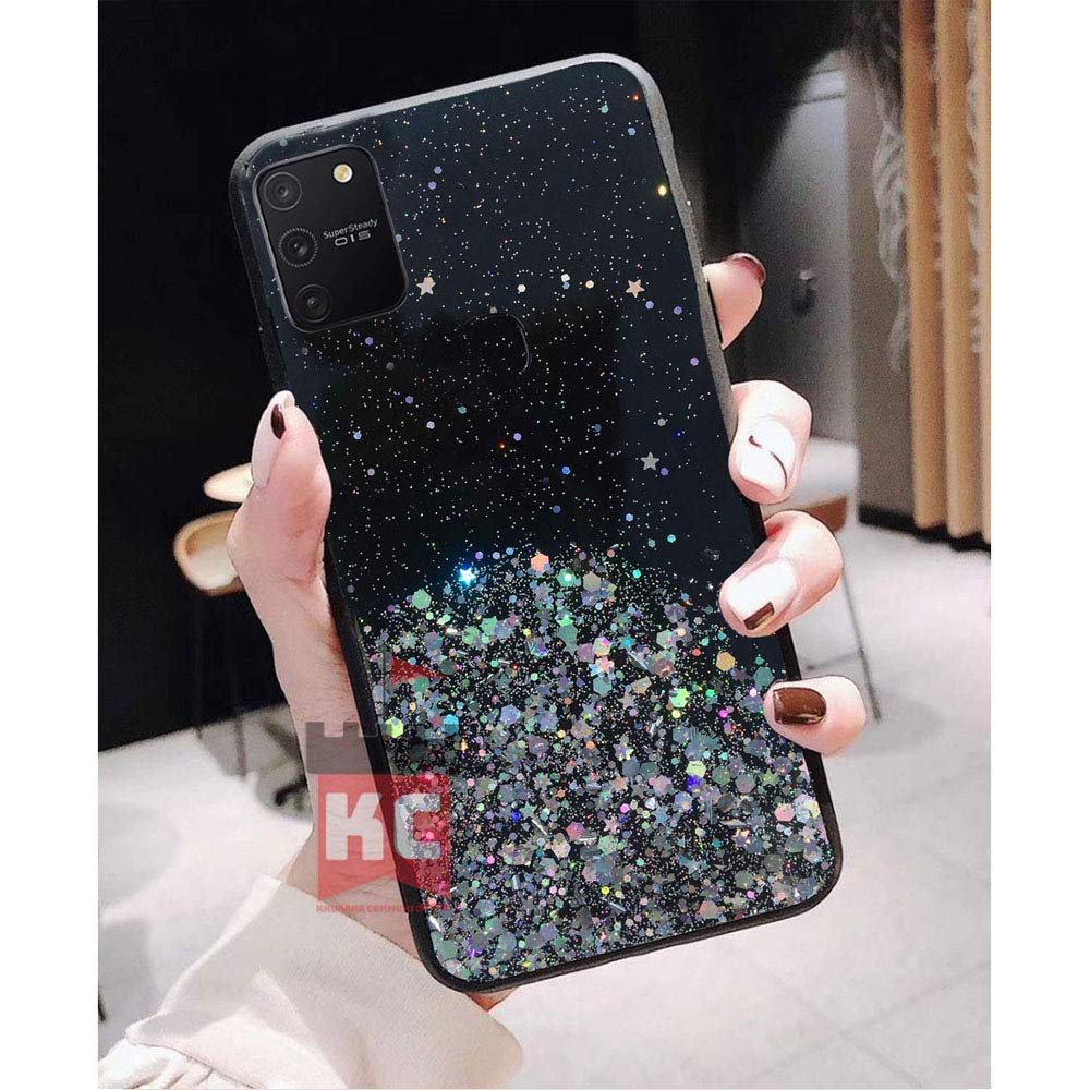 KC Back Cover for Samsung Galaxy A31, Starry Dry Fixed Non Moving Sparkling Bling Shining Glitter Stars Soft Silicone Case (Black) (B08D9PX3LW) Amazon Price History, Amazon Price Tracker