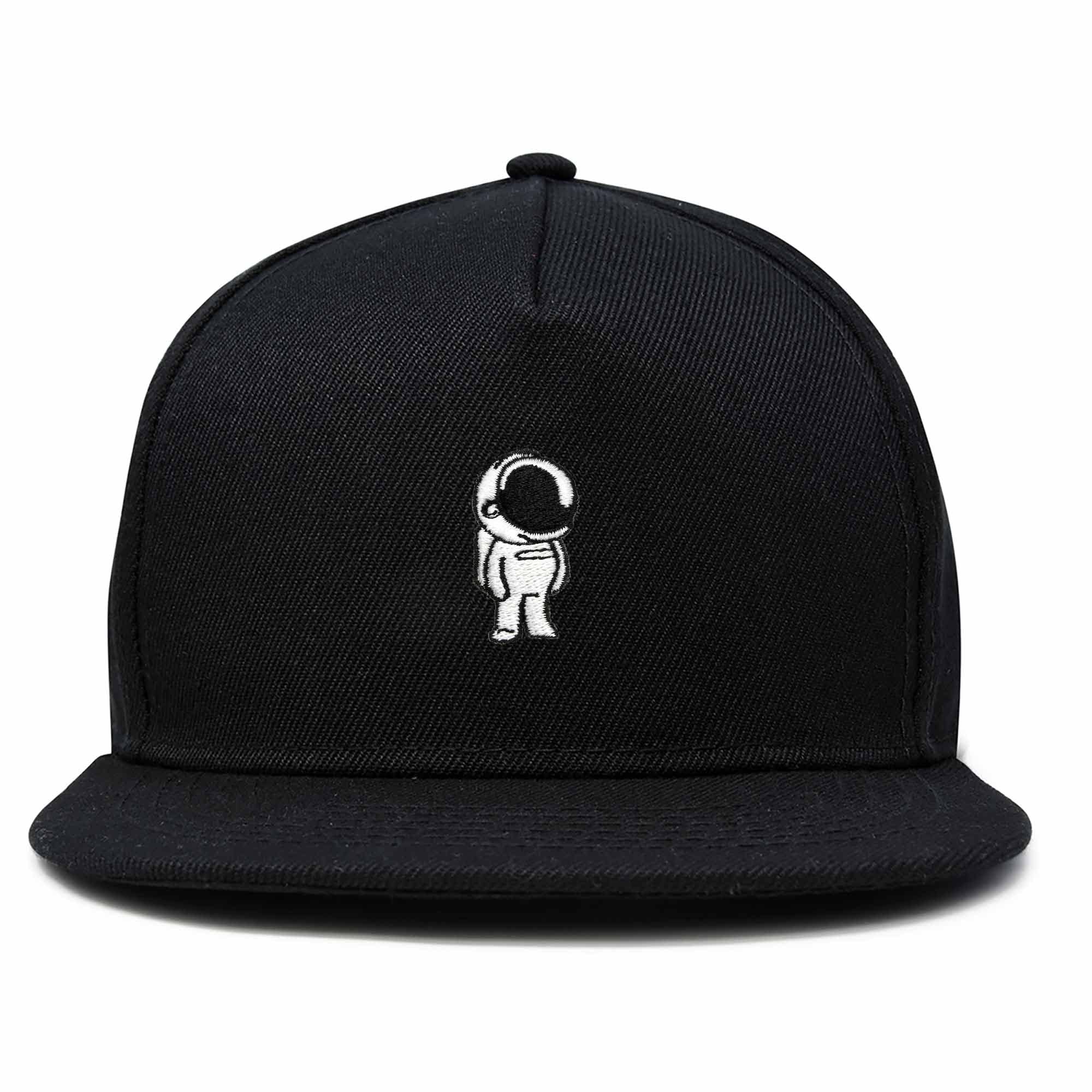 DALIXAstronaut Spaceman Embroidered Snapback Flat Billed Hat