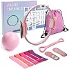 MaxU Pilates Essentials Kit for Women, Pilates Ring with Counter, Home Pilates Equipment with 14