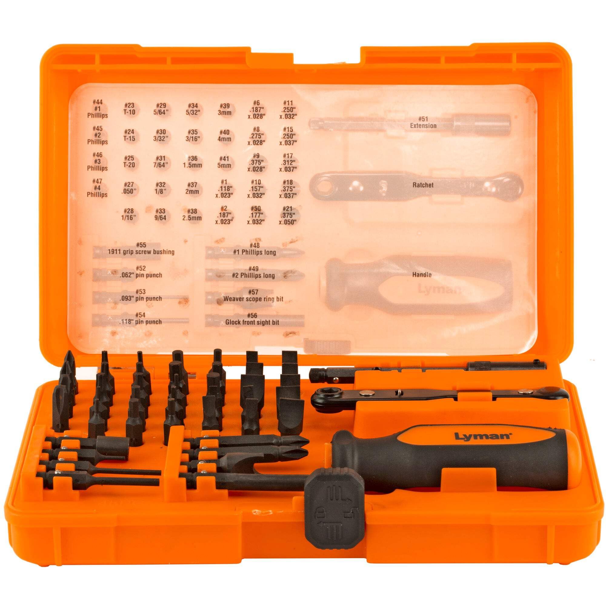 Lyman Master Gunsmith Tool Kit 45 Pieces Kit de Tournevis pour armurier