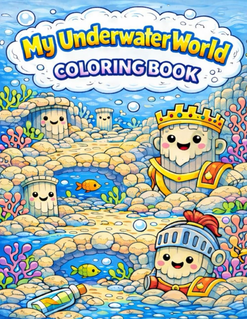 My Underwater World Coloring Book: A Underwater World Of Fun Coloring