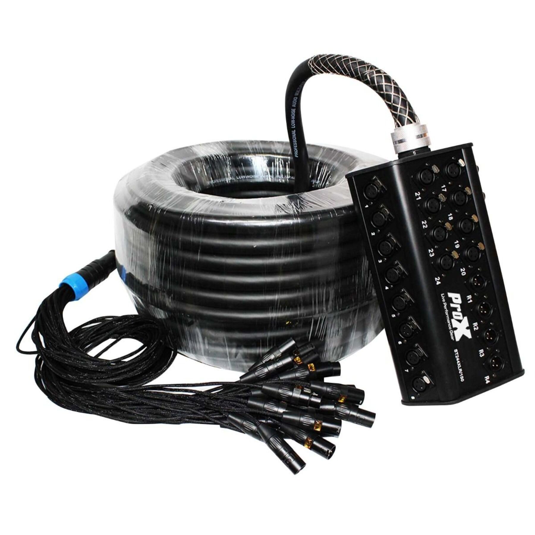 Amazon.com: ProX XC-SB244XLR100 100' XLR Stage Extension Box w/24