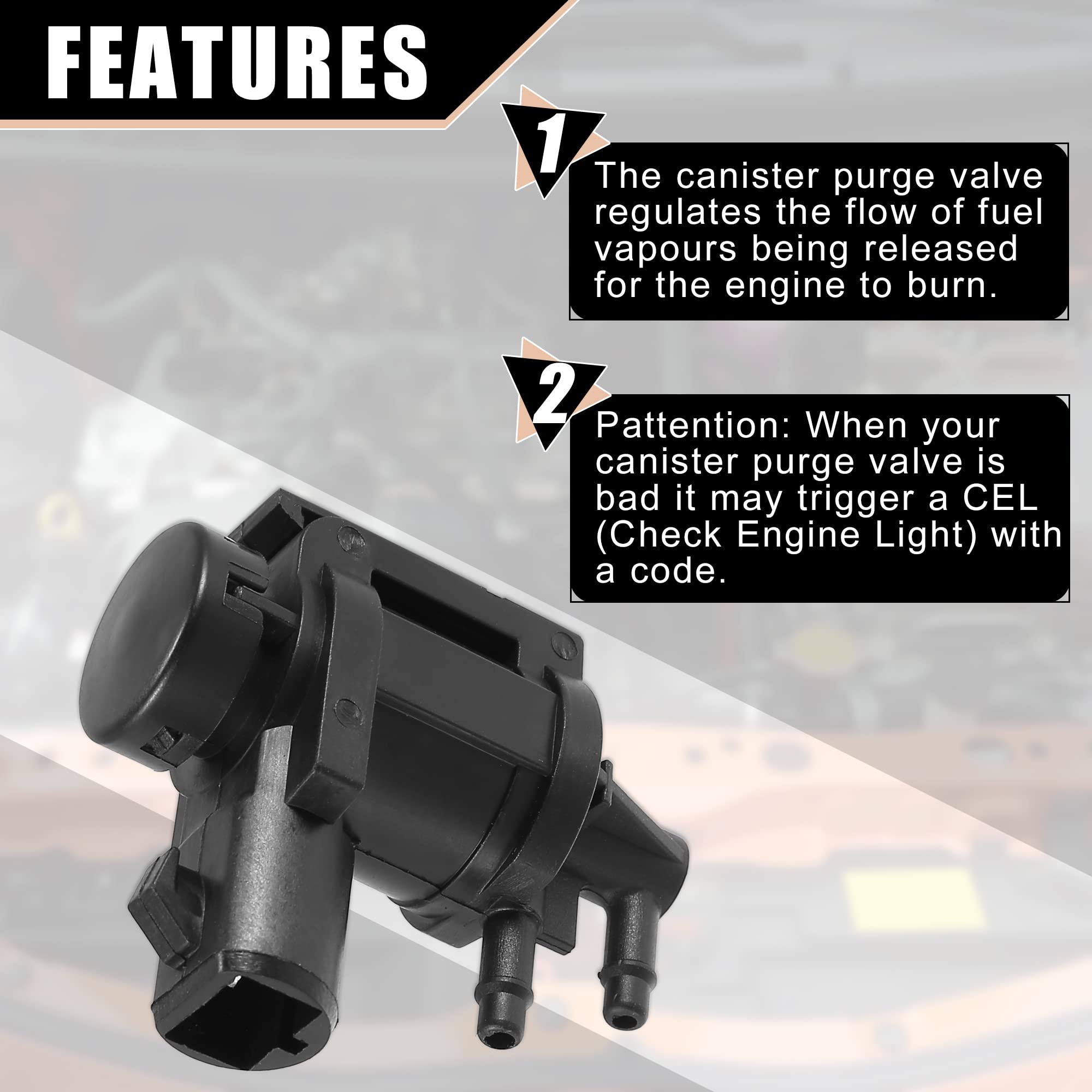 X AUTOHAUX Purge Vapor Canister Vacuum Solenoid Valve For Ford Expedition F150 F250 F350 F450 F550 Super Duty For Lincoln Navigator Intake Manifold Runner Control 7l1z 9h465 B 9l149h465ba - View #5