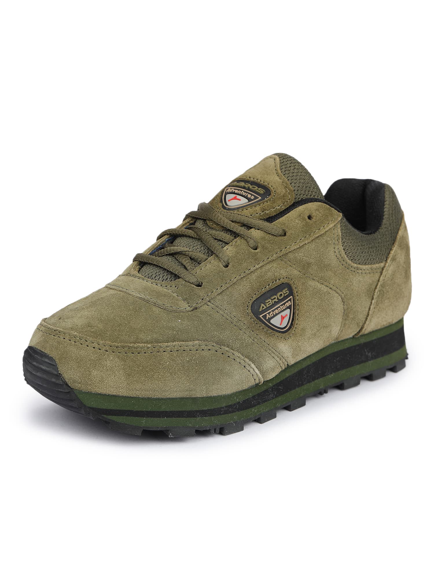 ABROS Mens AUSG7007 Jogger Outdoor Suede Leather Shoes -Olive -10UK (B0B94NGRWN) Amazon Price History, Amazon Price Tracker