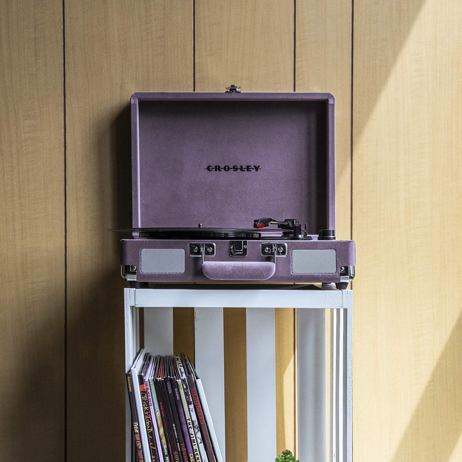 🔥 Crosley Cruiser Premium Turntable - Purple Ash Velvet (Walmart Exclusive) - CR8805A-PS
