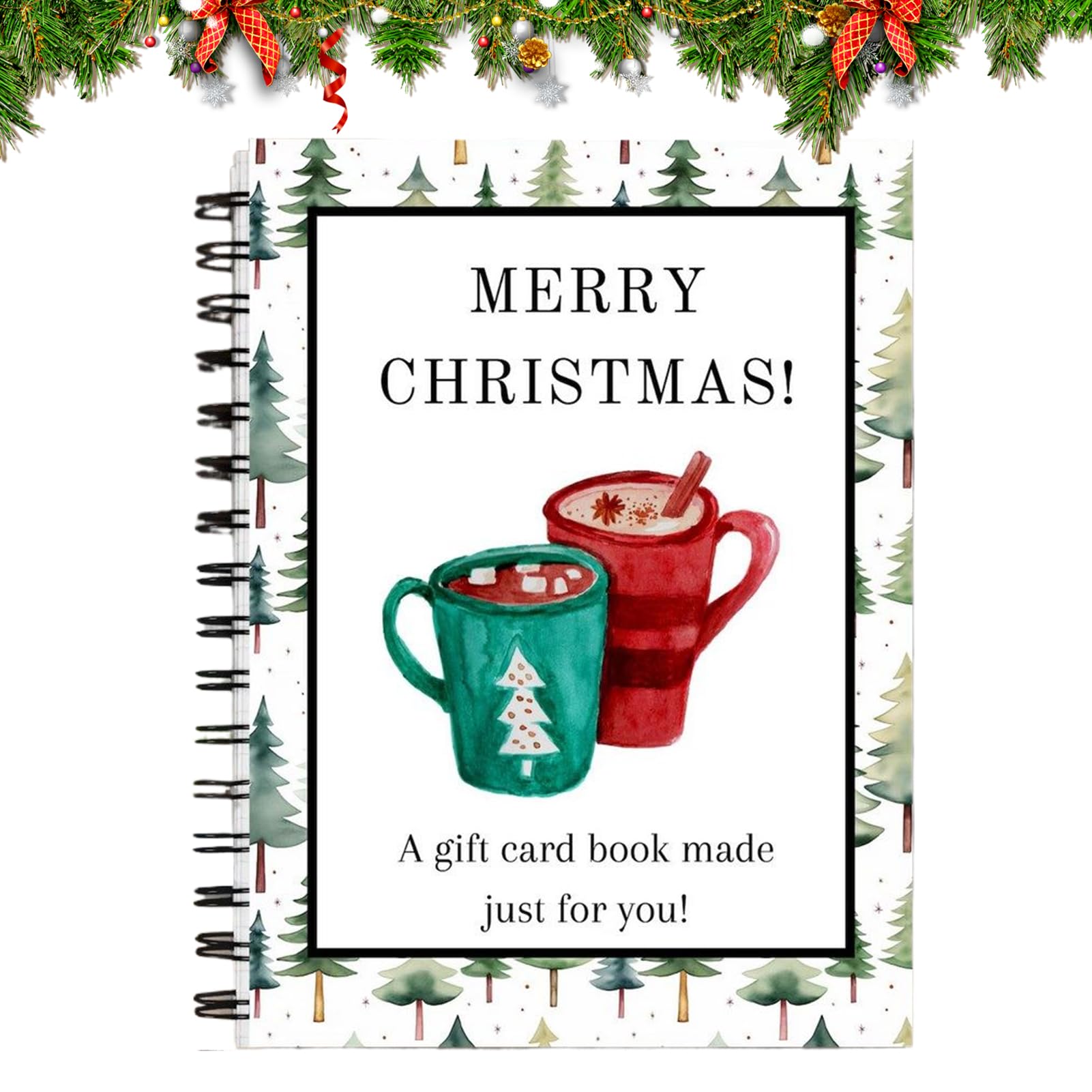 Evite perder sus postales con este folleto de tarjetas de Navidad y organizador festivo