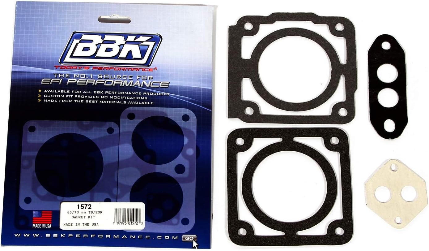 BBK 1572 65/70mm Throttle Body Gasket Kit for Ford 5.0L