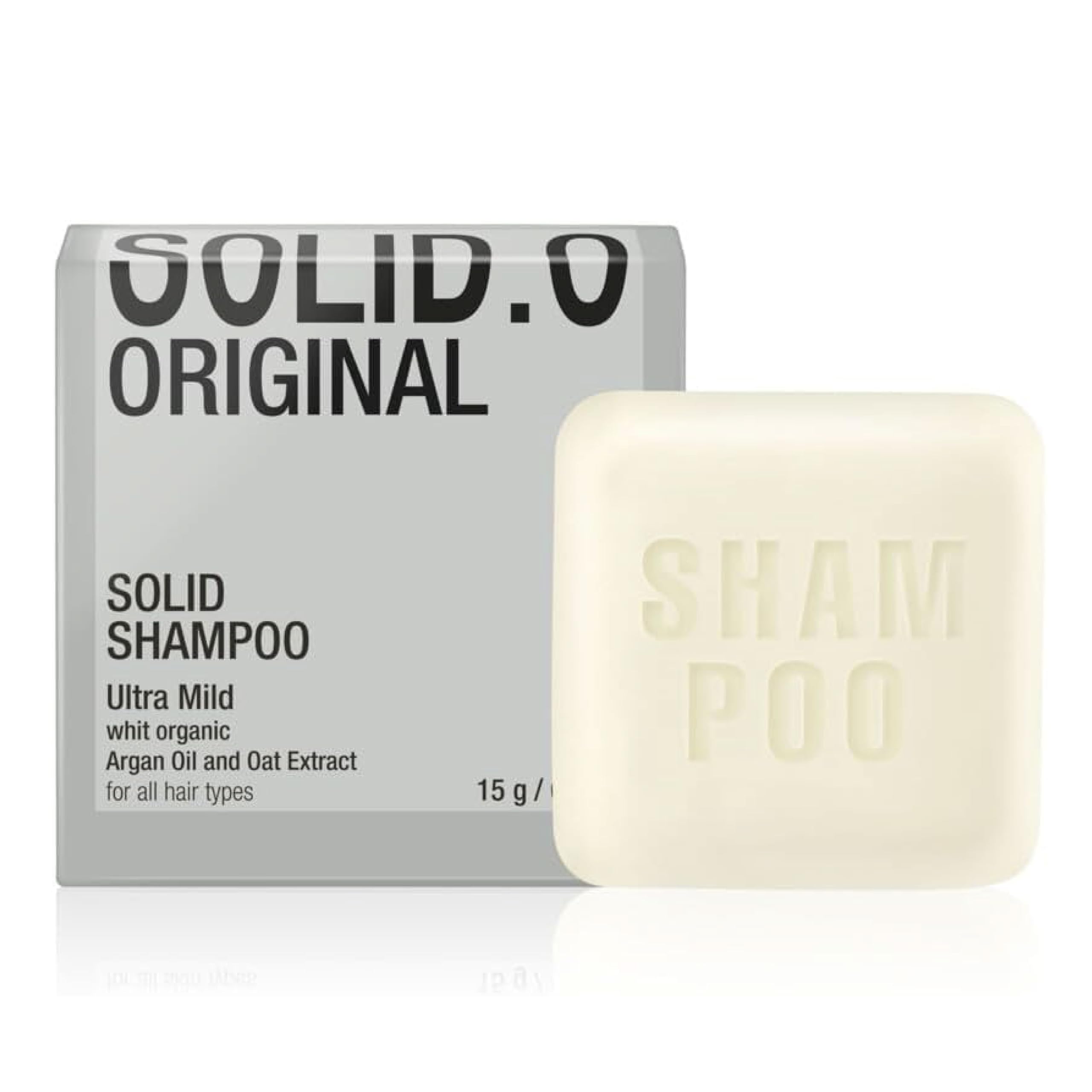 Champú Sólido Ultra Suave de 15g para Todo Tipo de Cabello – Pack de 100 Unidades con Aceite de Argán Orgánico y Extractos de Avena