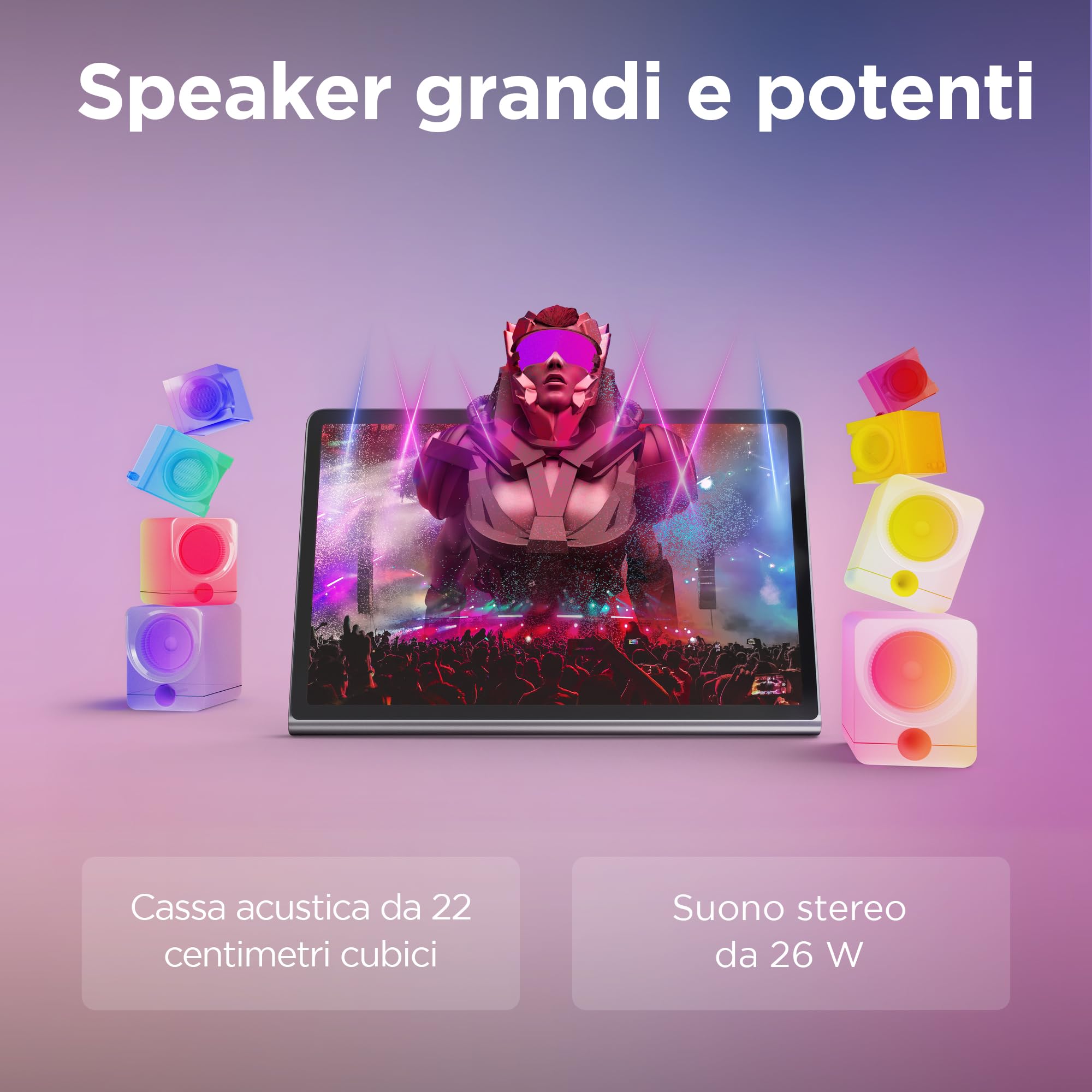 Lenovo Tab Plus, wyświetlacz 2K 11,5" - (procesor MediaTek Helio G99, pamięć 8 GB, pamięć 128 GB, WiFi, tablet z systemem Android 13) - Luna Grey, dostępna tylko dla Amazon