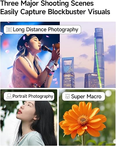 Miniatura 2 de Lente de Cámara para Teléfono 28X HD Telefoto, Artefacto de Filmación Nocturna, Distancia LargaRetratosFotografía Macro, para la mayoría de iPhone