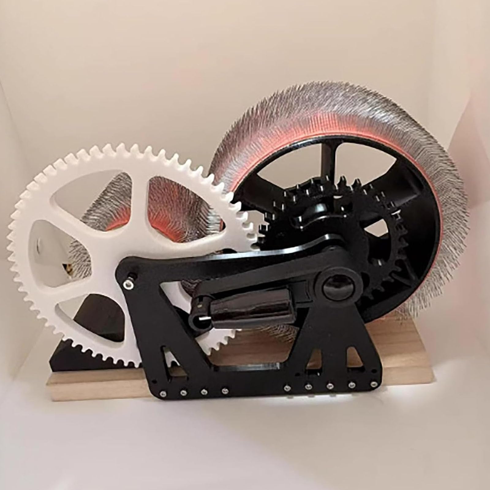 Agvhqc Cardatore Manuale Per Lana Con Manovella Per Cardatura Delle Fibre, Cardatore A Tamburo Manuale Per Lana Con Base In Bachelite, Strumento Per Miscelare I Colori Per Filatura, Infeltrimento E