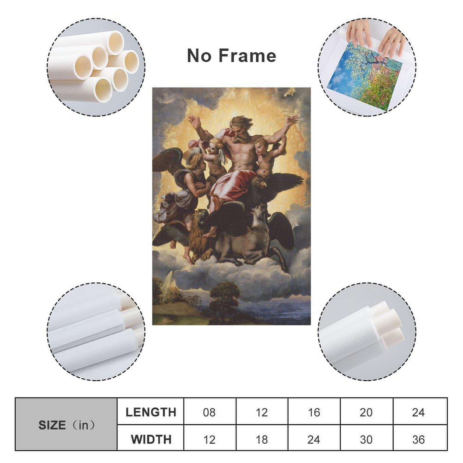 Amazon.co.jp: 画家 ラファエロ・サンティ 世界の名画 エゼキエルの