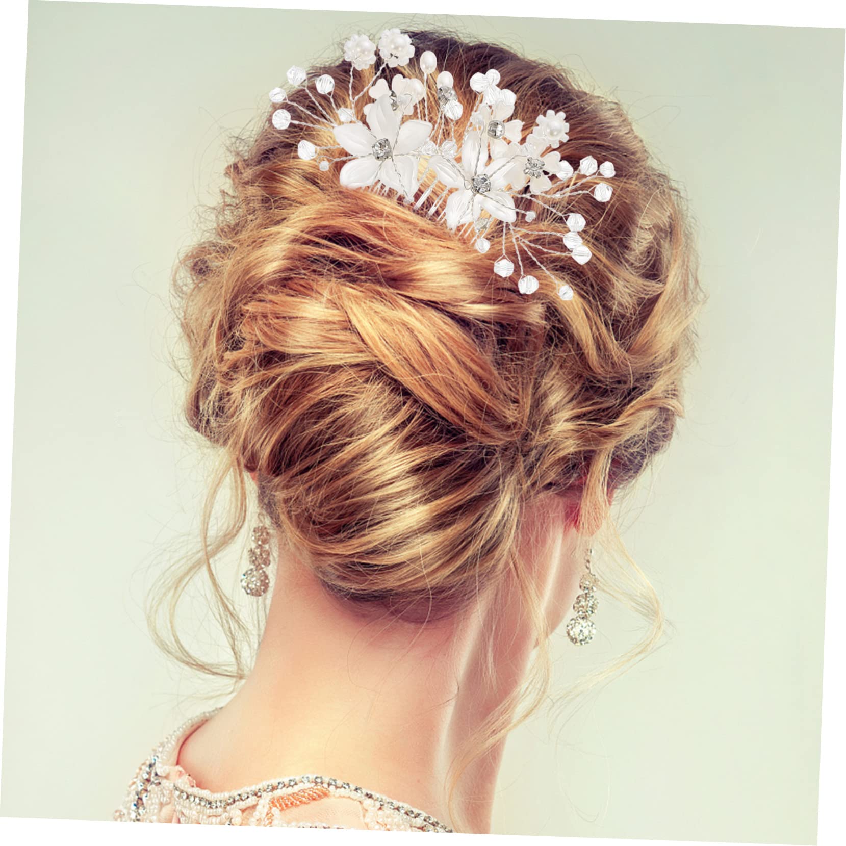 Abaodam Lot De 3 Peignes À Cheveux Pour Mariage Épingles À Cheveux Nœuds Accessoires De Coiffure Uniques Pour Femmes 6 Pièces X 3