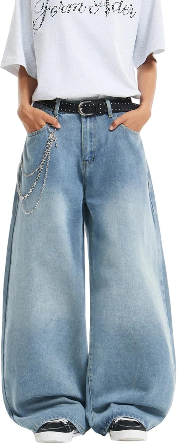 Mens Streetwear Hip Hop Baggy Jeans reng chân Vietnam Ubuy