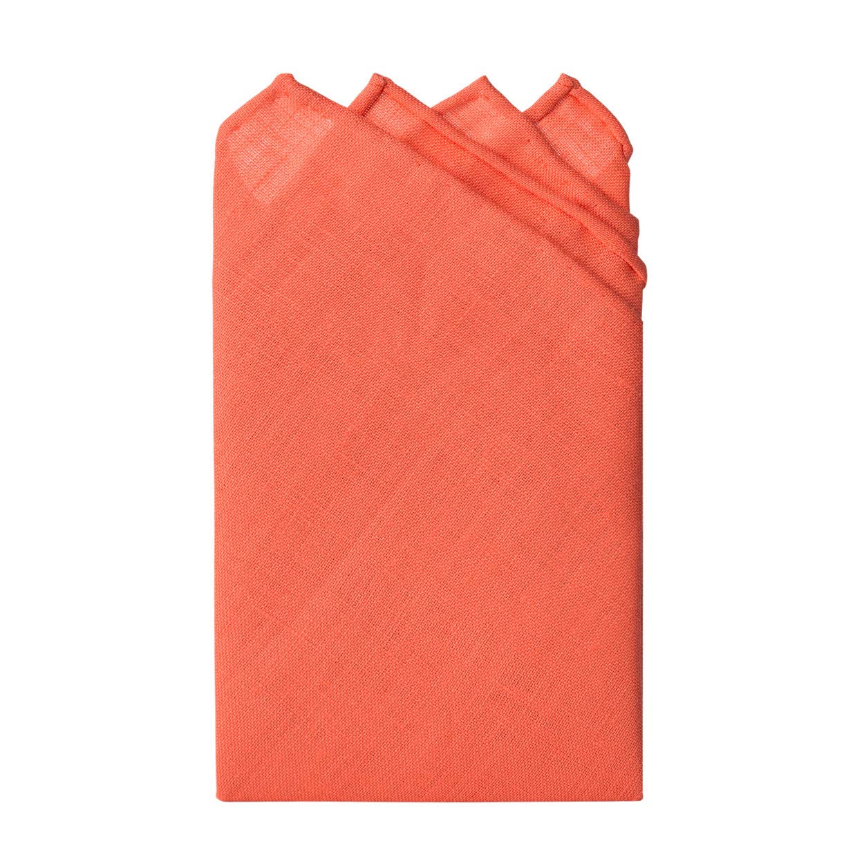 Jacob Alexander Linen Handrolled 15" x 15" Pocket Square Hanky