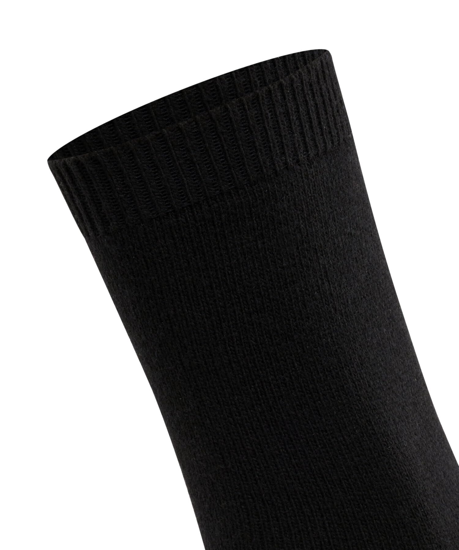 FALKE Kobiety Skarpety Cosy Wool W So wełna kaszmir jednokolorowe 1 Para, Czarny Black 3000, 35-38