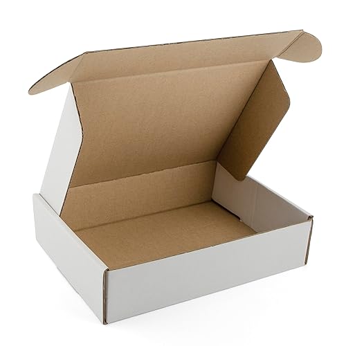 Miniatura 7 de Mat Board Center, cajas blancas de envío de 8 x 6 x 3, pequeña caja de cartón corrugado, correo de negocios, correo de regalos, camiseta, vela