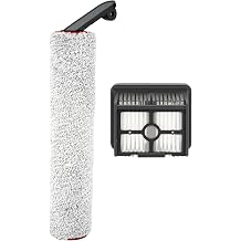 2 Pack H12 Pro Replacement Brush Rollers and HEPA Filters Compatible with Dreame H12 Pro/ H12 Dual Cordless Wet and Dry Vacuum Cleaner, Accessories Kit, 1 Brush Roller, 1 HEPA Filter