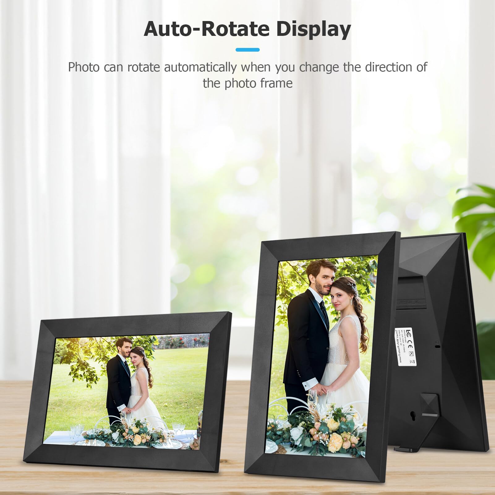 Amazon | 10.1インチ スマート WiFi フォトフレーム デジタル写真