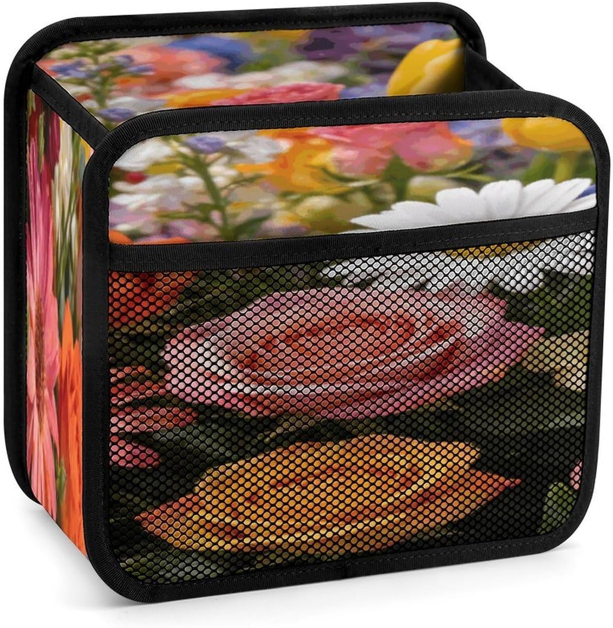 Colorful Fields PU Leather Car Seat Organizer,Backseat Car Organizer for Hold Phone,Snacks, Drinks, Handbag, Back Seat Car Organize Car Accessories Interior And Travel Essentials.