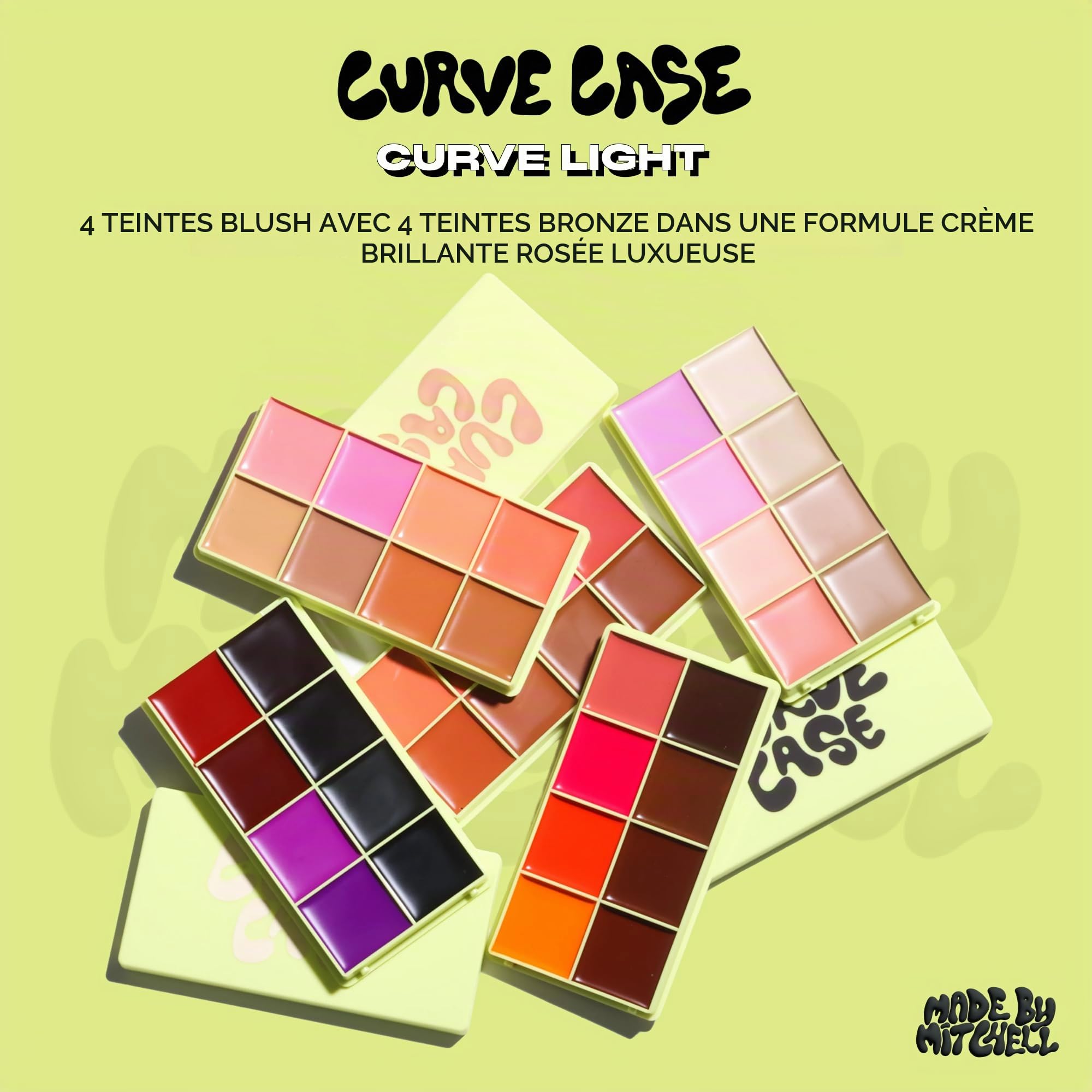 Made by Mitchell Curve Case Palette de fards à joues Crème