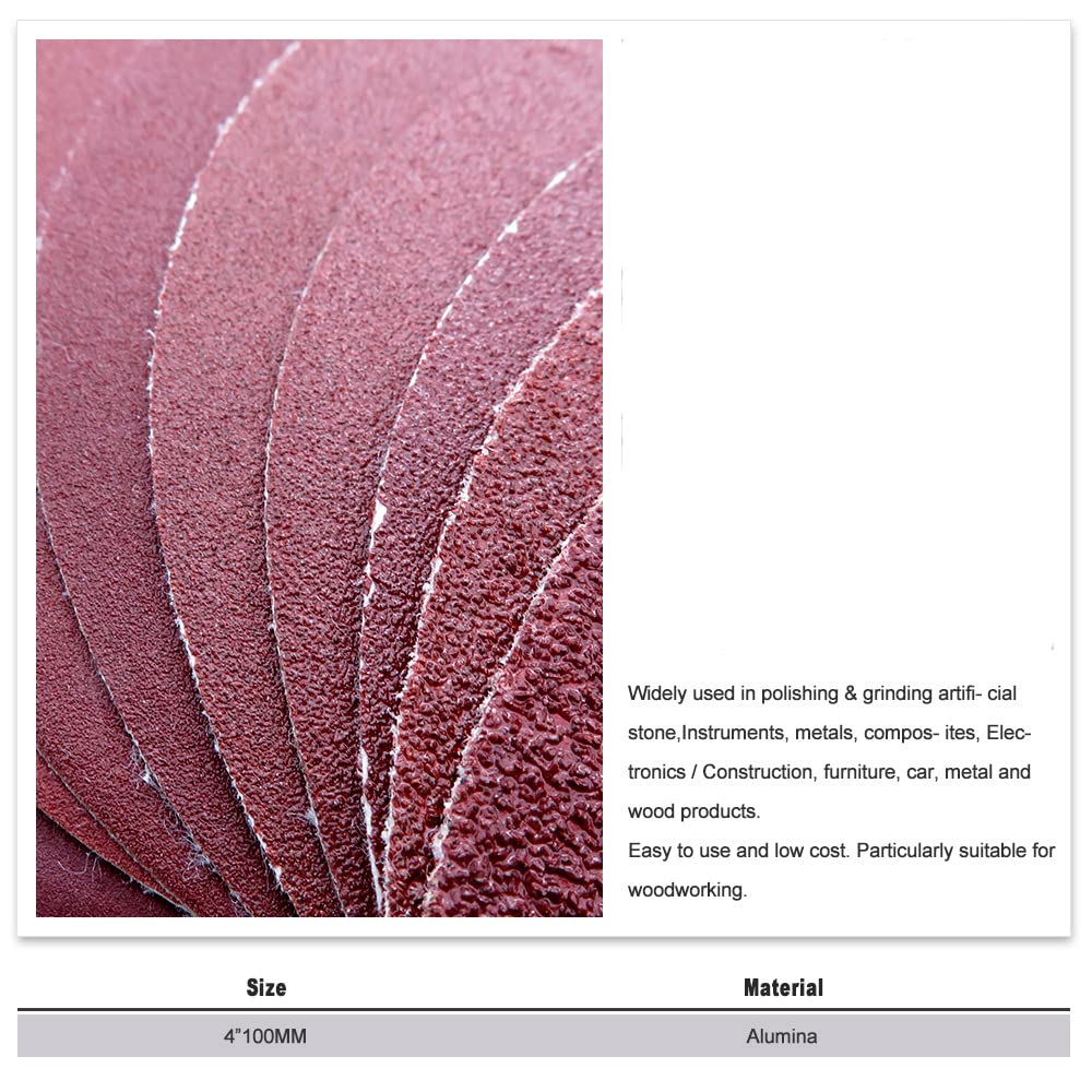 Fein Hook And Loop Sandpaper, 100 Grit, 50 Sheets - For Fein Multimaster Oscillating Tools
