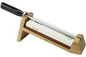 DM0610 Classic 3-Piece Whetstone Sharpening System, 9 Inches, Wood