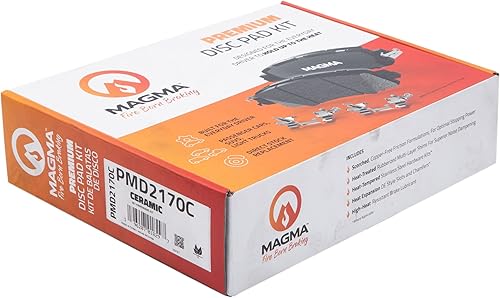 Miniatura 4 de MAGMA Premium PMD2170C Pastillas de freno de cerámica, delanteras