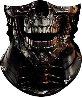 Obacle Skull Face Mask for Dust Wind Sun Protection Men Women Motorcycle Riding