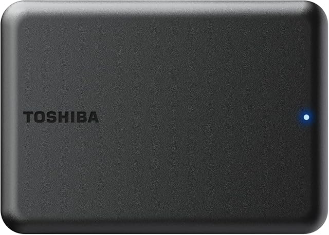 Toshiba Canvio Partner 2TB Portable 2.5" External HDD, USB 3.2 Gen 1, Mac and Windows Compatible, USB Powered