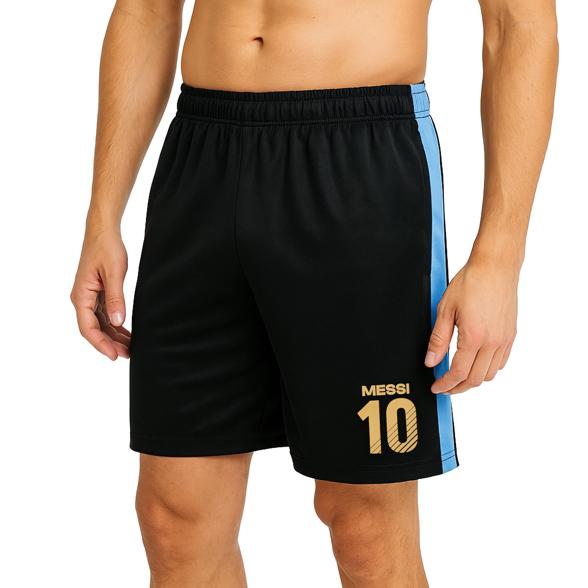 Icon Sports Official Argentina Football Association Soccer Shorts - Unisex Adult