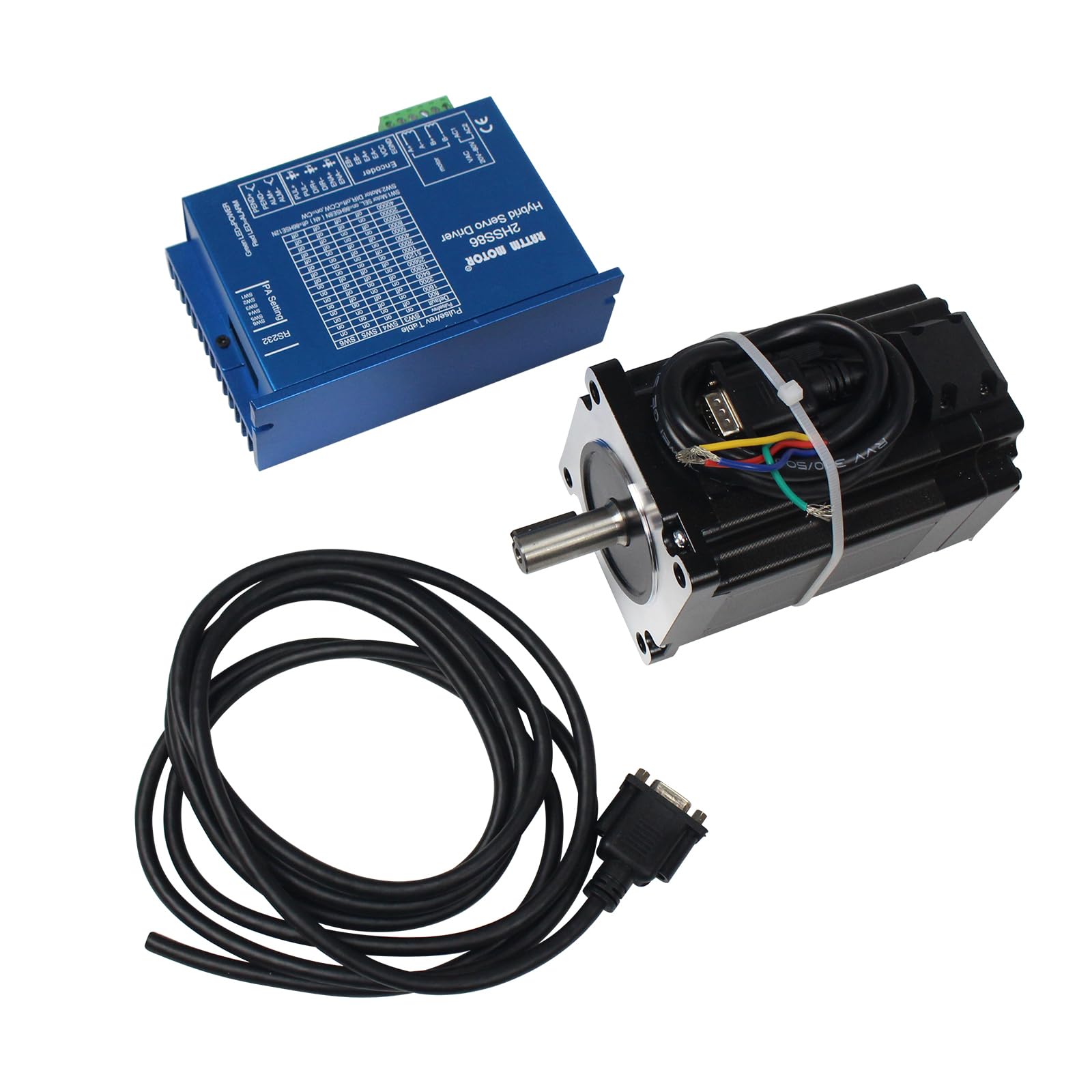 CNCTOPBAOS Nema34 Closed Loop Stepper Motor Kit,8N.m Servo