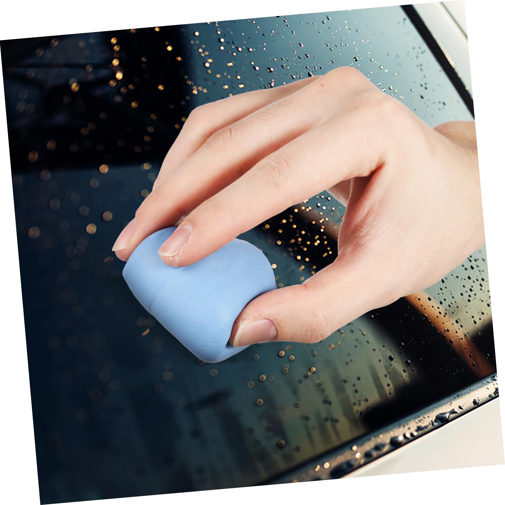 MAGICLULU Reinigungsknete für Autowäsche Kratzfrei für Fahrzeugoberflächen und Felgen Glatte Textur 400g