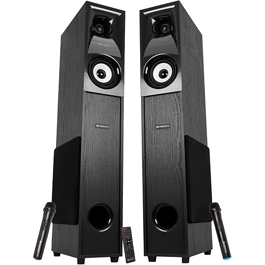 Zebronics Hammer Dual Tower Speaker with Powerful 160W RMS O